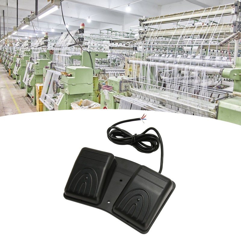 Double Foot Switch High Power Self Locking 2 Wire Foot