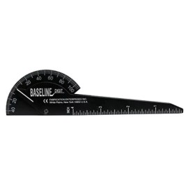 기준선 12-1014 검은색 플라스틱 손가락 고니오미터 디자인 Baseline 12-1014 Black Plastic Finger Goniometer Design