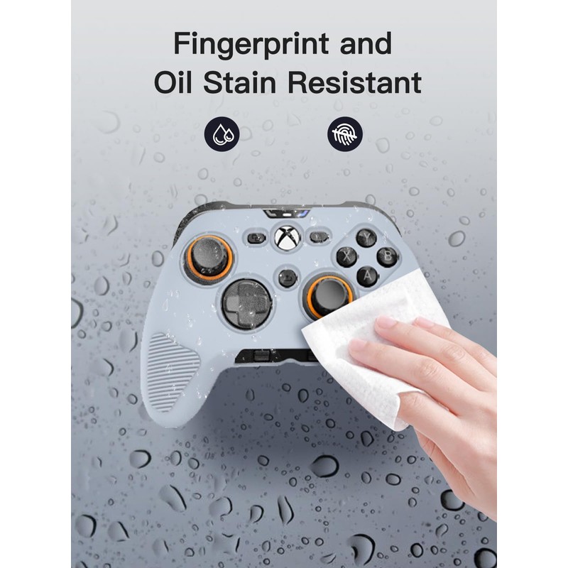 for SCUF Valor PRO Silicone Grip Case ，Soft Skin Silicone
