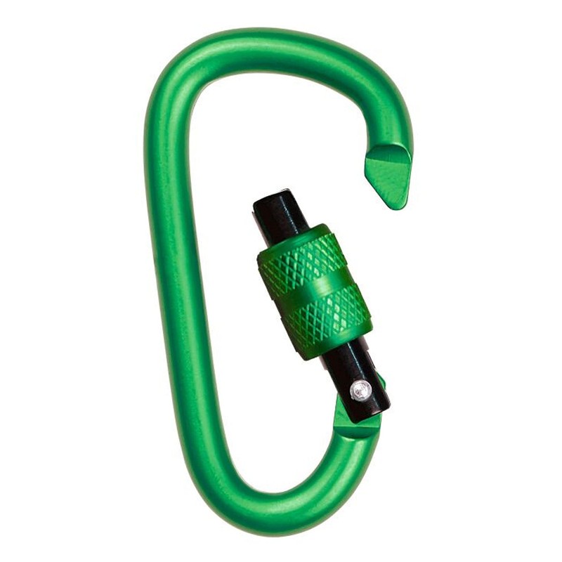 Carabiner with screw cap