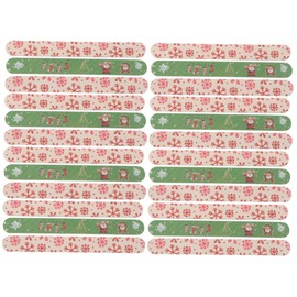Beavorty 24pcs Christmas Nail Files Festive Grit Tools for Manicure Salon Use for Women Girls for Nail