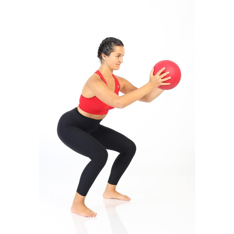 TOGU Unisex – Erwachsene Medinzinball Medizinball, Rot, 0,5 kg