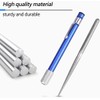 2 PCS Portable Knife Steel Sharpener Rod, Serrated Diamond Retractable
