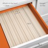 YouCopia SpiceLiner Adjustable Spice Drawer Liner, 10ft Roll, Gray, Seasoning