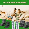 16 Pack Dust Bags for Roborock S8+, S8 Pro Ultra,