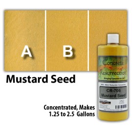 Concrete Resurrection Professional Easy to Apply Water Based Concrete Stain - Mustard Seed