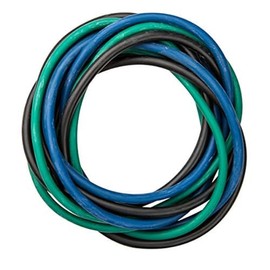 CanDo Power Tube Set, Fitness Tube, Resistance Trainer for Functional Training, Pack of 3, Medium