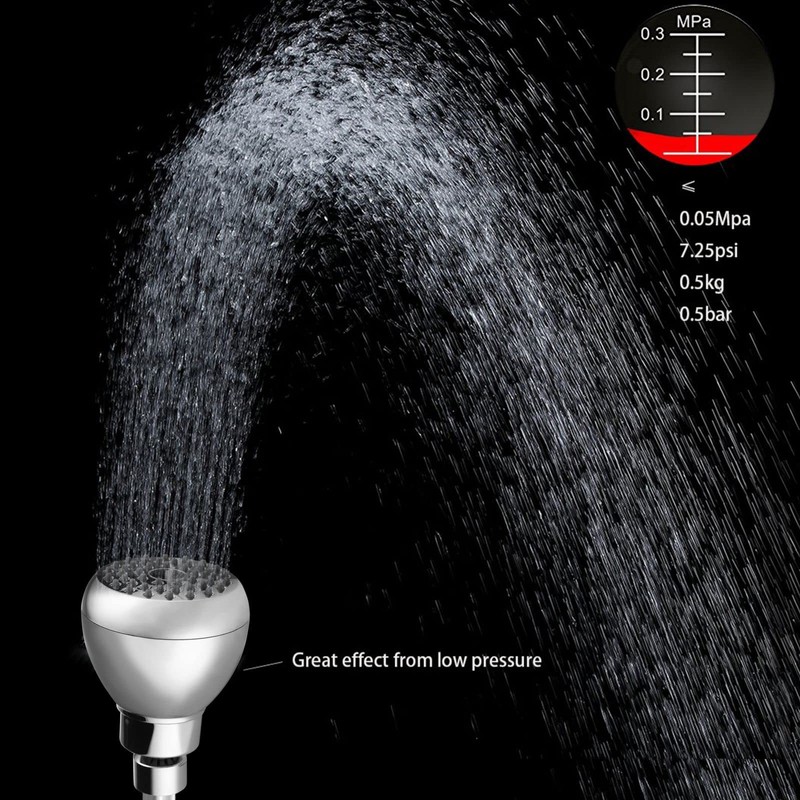 High Pressure Shower Head - Powerful Bathroom Pressure Boosting Showerhead
