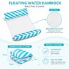 Floating Water Hammock for Pool Relaxation – Foldable Inflatable Lounger