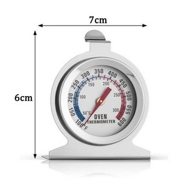 AIMALL Stainless Steel Oven Thermometer Large Dial Kitchen Food Temperature Gauge, Accurate 0-600°F Reading, Durable, Easy to Use for Baking and Grilling