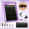 Kit De Extensiones De Pestañas De Paquete De Cuatro 1040pcs