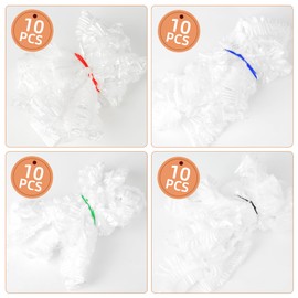 40pcs Plastic Clear Kitchen Appliance Dust Cover Set, Appliance Covers for Air Fryer, Blender, Coffee Maker, Slow Cooker, Toaster Kitchen Appliance Covers (Small, Medium, Large, Extra Large)