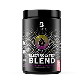 Electrolitos de 60 Servicios Sin Azcar con 1000mg de Citrato de Potasio, Citrato de Magnesio, Citrato de Calcio, Sodio, Zinc. B Life Electrolytes...  