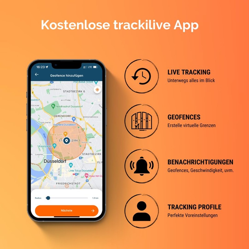 trackilive TL-5 GPS Tracker 72 Hours Running Time - Ultralight,