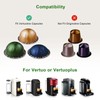 Clinuse Aluminum Foils Lids Seals for Nespresso Vertuo Pods, 100Pcs