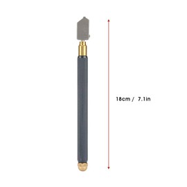 Glass Cutter Toyo Glass Oil Glass Cutter, Professional Glass Cutting Tool with Metal Handle, 18 x 9 x 3 cm
