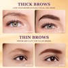 Brow-Fection Angled Brush & Dip, Liquid Eyebrow Brush, Long Lasting