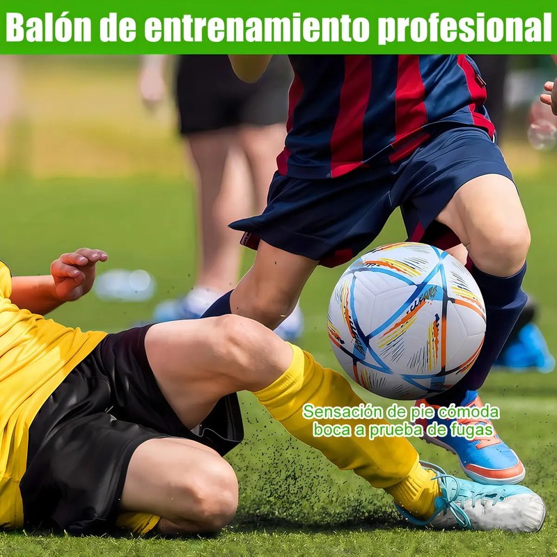 Balón de Fútbol Lawan Profesional para Competición con Red y
