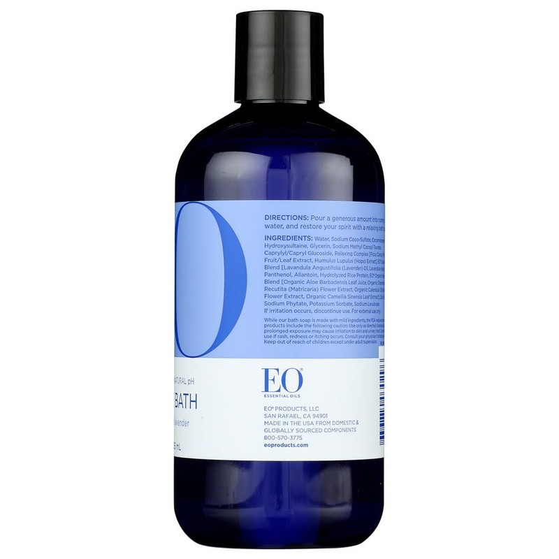 EO, Bubble Bath French Lavender Organic, 12 Fl Oz