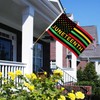 JUNEBRUSHS 2 Pack Juneteenth Flags for Outside, 3x5 Ft African