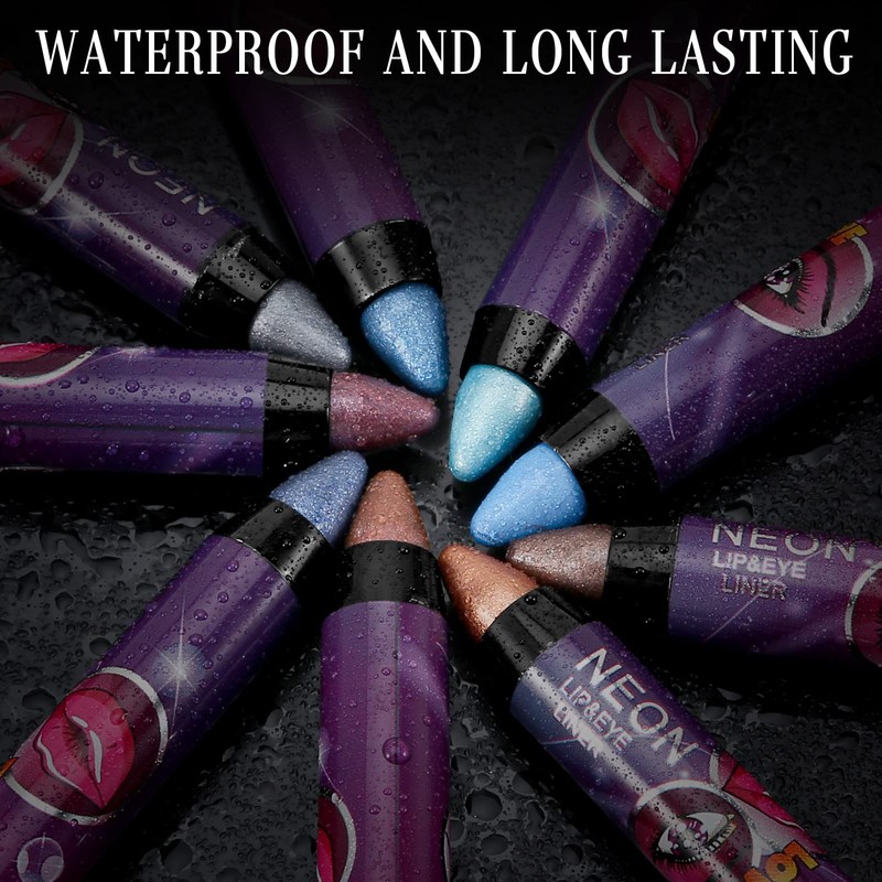Boobeen 2 in 1 Eyeshadow & Lip Color Crayons, Cream