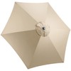 CHRISTOW Replacement Parasol Canopy 2.4m Hexagonal 6 Arms UV 30+