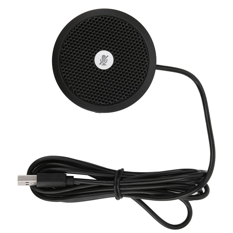 OmniDirectional Microphone Plug and Play USB Desktop Mic for Online