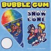 Lot of 2 Bubble Gum Snow Cone decal, for Ice Cream Truck  6"x6" Wonder ice cream