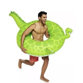 Big Mouth Inc Giant T-Rex Tail Inflatable Pool Float - 6 FT Wide!