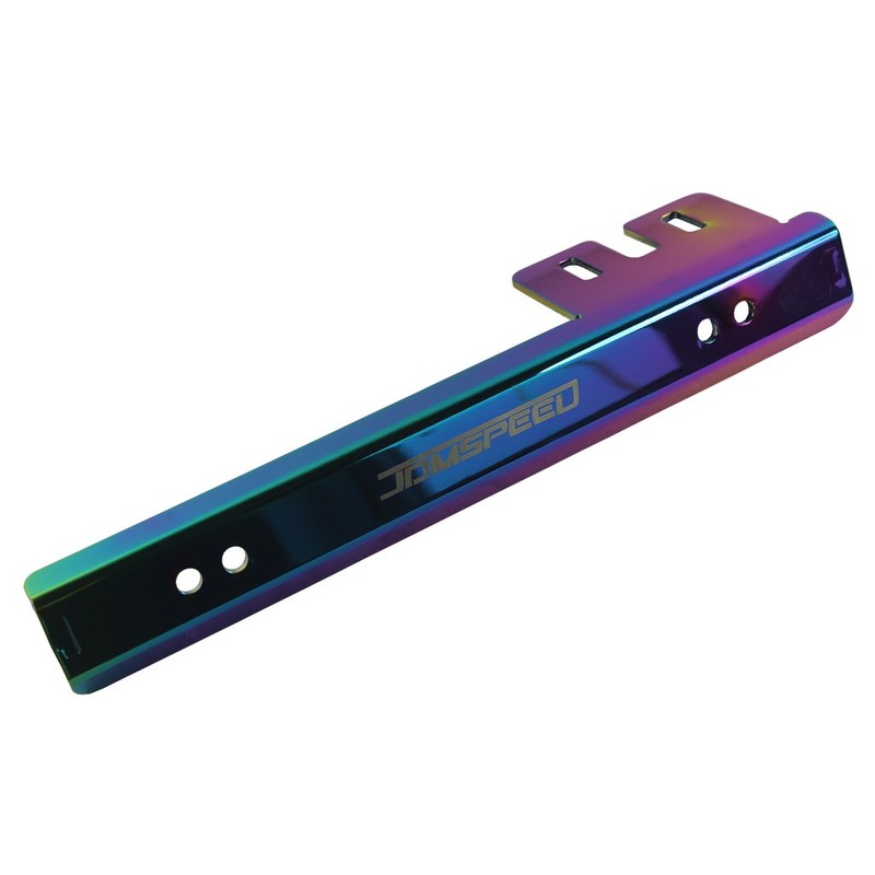 JDMSPEED Universal Neo Chrome Front Bumper License Plate Mount Bracket