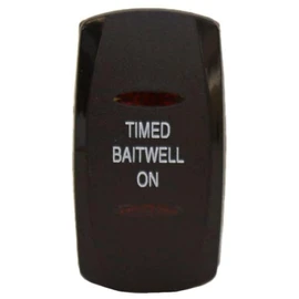 On/Off/On Boat Rocker Switch 1546R | Lighted Livewell Baitwell
