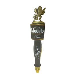 Modelo Negra Cerveza Black and Gold Beer Tap Handle | 14" Tall
