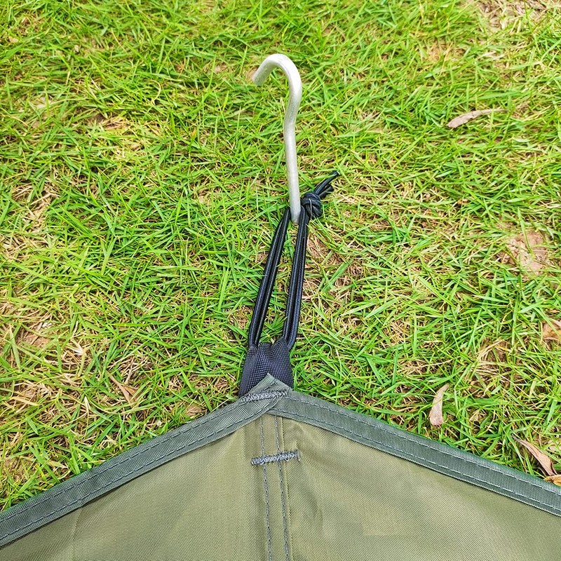 HipierFx 10.5x9.5ft Tent Footprint Waterproof Camping Tarp Ultralight Mat Under