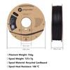 Polymaker PolySmooth PVB Filament 1.75mm Black Filament, 750g Cardboard Spool