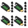 Willwewon 4PCS HDMI Solderless Male Adapter, Gold Plated Connector Breakout