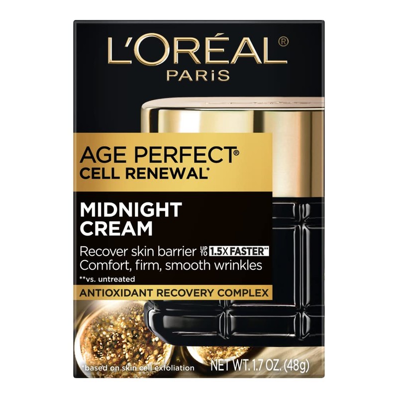 L’Oréal Paris Age Perfect Midnight Cream, Antioxidant Recovery Complex, 1.7