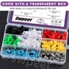 Swpeet 80Pcs Car Door Lock Rod Clips Assortment Kit, Left
