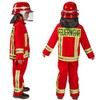Unknown Costume Fire Engine Boy Uniform Fireman Suit Fancy Dress,