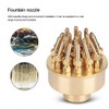 Fountain Nozzle Brass 3 Layers Adjustable Watering Sprayer Pond Sprinkle