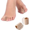 4 pcs Toe Straightener Protector Sleeve Tube with Big Toe