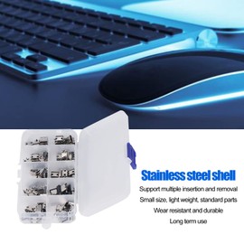 Pissente USB C Female 100pcs Solder Repair Micro USB Replacement