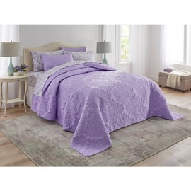 BrylaneHome Comfort Cloud Bedspread - King, Lilac