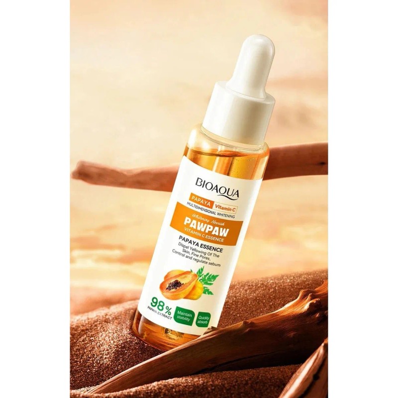 Bioaqua sérum papaya 30 ml, control de sebo y piel