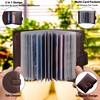 StarHide Soft Genuine Leather Compact Credit Debit Card Holder Wallet