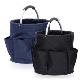 ZELARMAN Garden Tool Organizer,17L Foldable Basket with Handles, Garden Bucket Caddy，Bucket Tool Organizer for Garden Tools