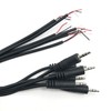 daier 6Pcs 2.5mm Male Plug to Bare Wire Open End
