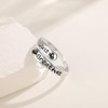 Anillo de plata de ley 925 con diseño de mariposa