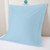 Cotton Metrics Heavy Quality European Square Pillow Shams Set of