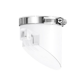 sourcing map PVC Sewer Backflow Preventer, Anti-Odor Core for 75mm/3inch OD Vertical Tube in Sewage Tanks, White