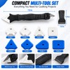 9-in-1 Caulking Tool Kit for Sealant Finishing – Multi-Shape Scrapers